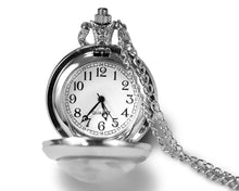 Charger l'image dans la galerie, Montre gousset "Le Chat dans le pré", argenté (ref.701a)