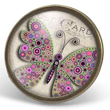 Charger l'image dans la galerie, Bague papillon "la carte postale",bronze (ref.82)