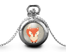 Charger l'image dans la galerie, Montre gousset "renard",   argenté (ref.96a)