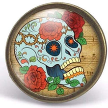 Charger l'image dans la galerie, Bague cabochon "Chouette brune",bronze (ref.49)