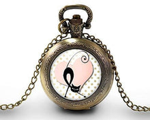 Charger l'image dans la galerie, Montre gousset "Le chat",   bronze (ref.65)