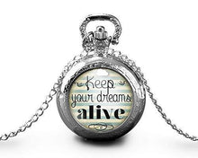 Charger l'image dans la galerie, Montre gousset "sweet dreams",    argentéé (ref.76a)