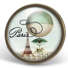 Charger l'image dans la galerie, Bague Cabochon "Paris souvenir", bronze (ref.98)