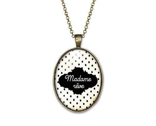 Collier Cabochon, Nuage, Rêve 