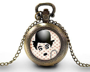 Montre gousset "Charlie Chaplin",   bronze (ref.78)