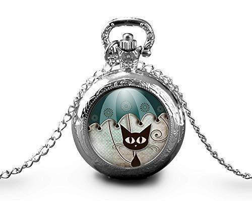 Montre gousset  Chat 