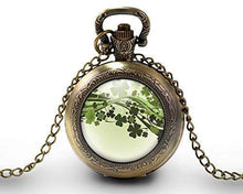 Charger l&#39;image dans la galerie, Montre gousset  Shaddock &quot;porte bonheur&quot;, bronze (ref.47)