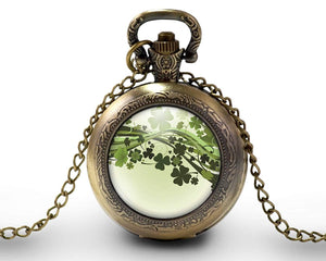 Montre gousset  Shaddock "porte bonheur", bronze (ref.47)