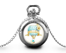 Charger l&#39;image dans la galerie, Montre gousset  Ballon &quot;ballon doux&quot;     argenté (ref.18a)