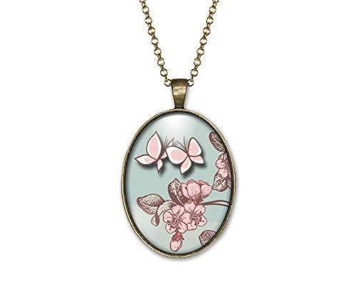 Collier Cabochon, Papillon 