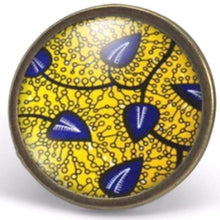 Charger l&#39;image dans la galerie, Bague cabochon &quot;cire africaine&quot;,bronze (ref.66)