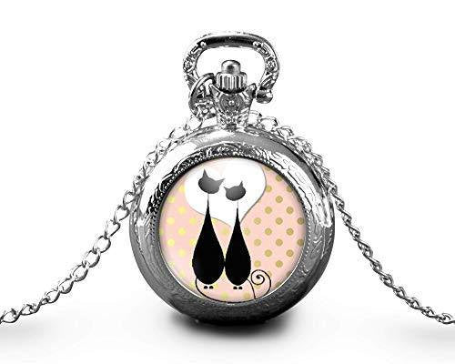 Montre gousset  Chat 