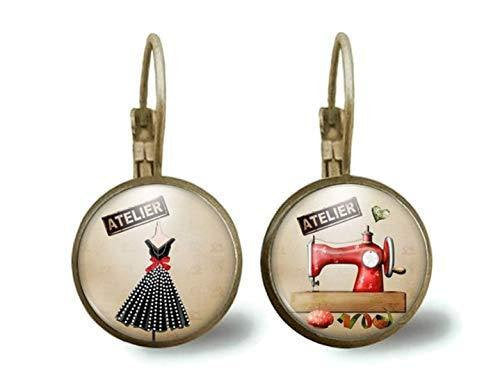 boucles d'oreilles cabochon 