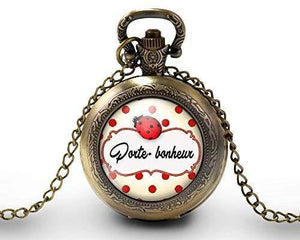Montre gousset "le Le porte bonheur",   bronze (ref.56)