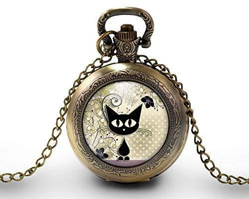 Montre gousset  Chat 