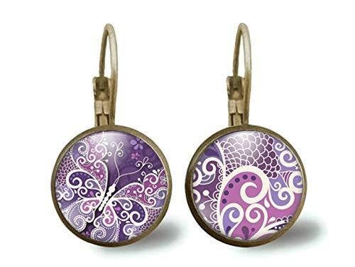 boucles d'oreilles cabochon 