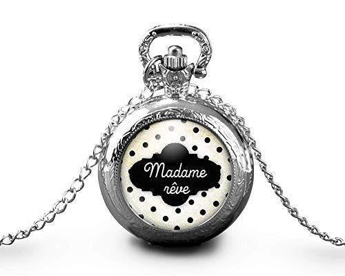 Montre gousset, nuage, rêve 