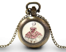 Charger l&#39;image dans la galerie, Montre gousset &quot;danse classique&quot;, bronze (ref.72)