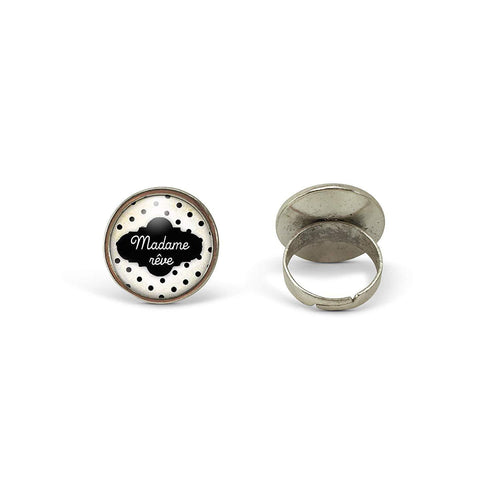 Bague Cabochon, Nuage, Rêve 