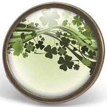 Charger l&#39;image dans la galerie, Bague Cabochon - &quot;Porte-bonheur&quot; Shaddock - bronze (ref.47)