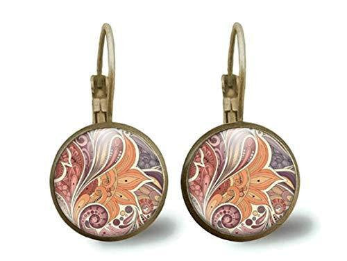 boucles d'oreilles cabochon 