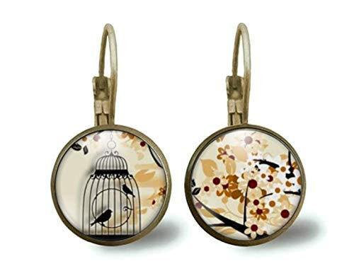 boucles d'oreilles cabochon 
