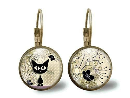 boucles d'oreilles cabochon 