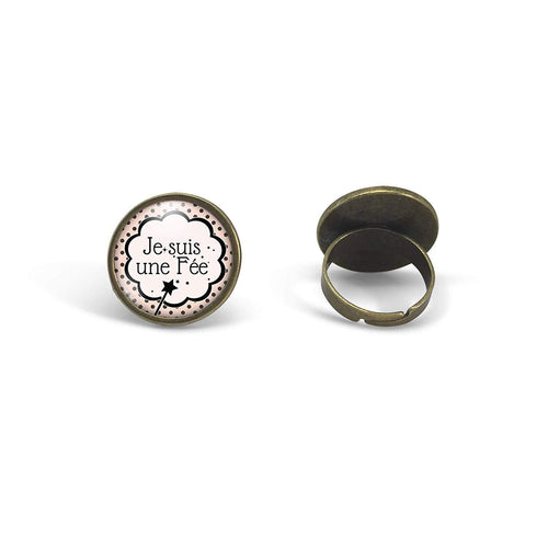 Bague Cabochon - Petite Baguette 