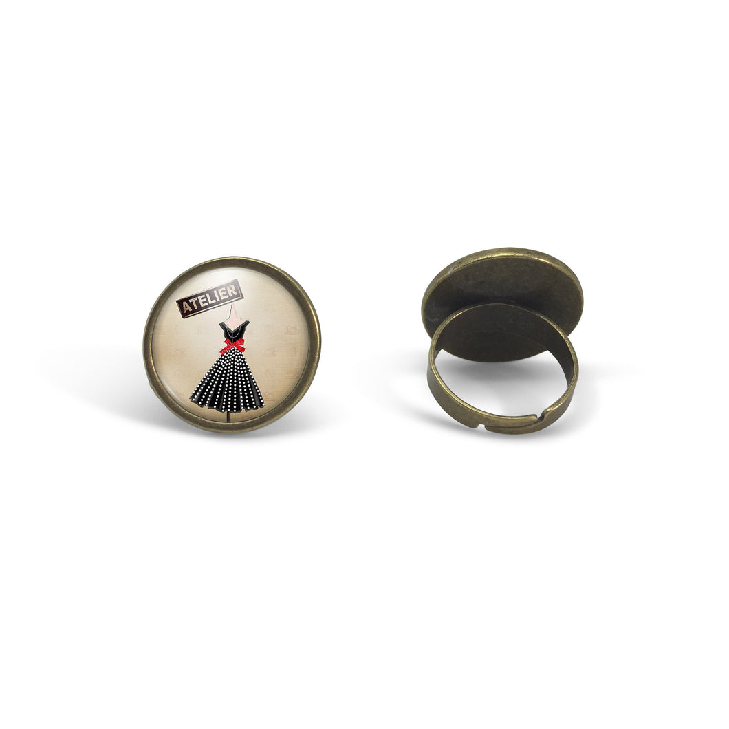 Bague Cabochon - Robe 