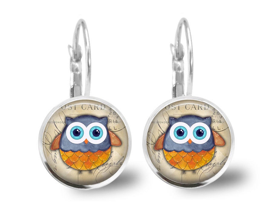 Boucles d'oreilles cabochon 