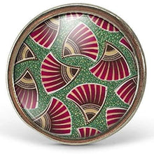 Charger l&#39;image dans la galerie, Bague Cabochon - Cire &quot;Cire Africaine&quot; , argenté (ref.24a)