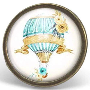 Bague Cabochon - Ballon "ballon doux" - bronze (ref.18)