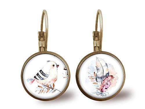 Boucles d'oreilles cabochon 