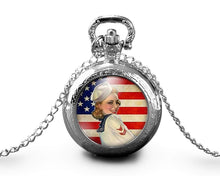 Charger l&#39;image dans la galerie, Montre gousset &quot;Etats Unis&quot;, Argent (ref.97a)