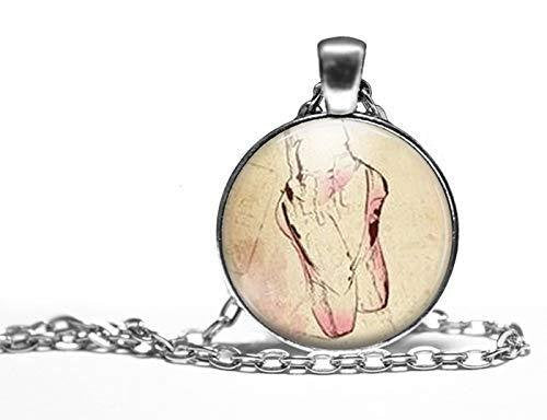 Collier cabochon, collier illustré 
