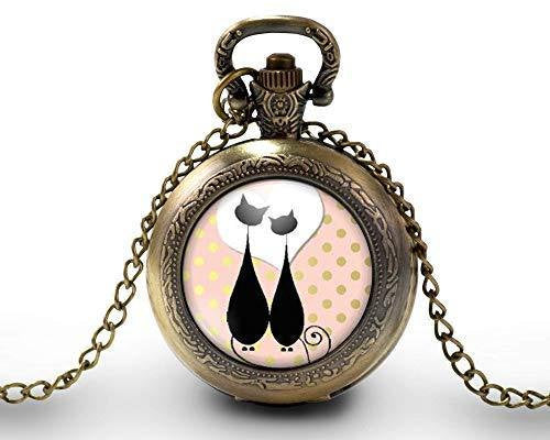 Montre gousset  Chat 