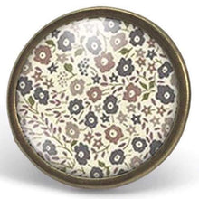 Charger l&#39;image dans la galerie, Bague Cabochon - Fleurs &quot;Belles Fleurs&quot; ,  bronze (ref.11)