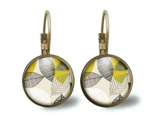 boucles d'oreilles cabochon 