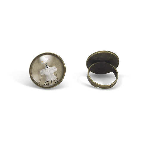 Bague Cabochon, Ciseaux, Mannequin 