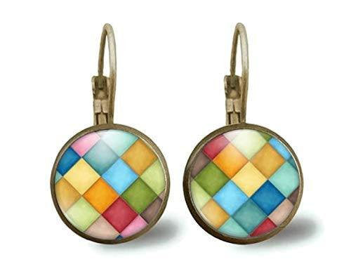 boucles d'oreilles cabochon 
