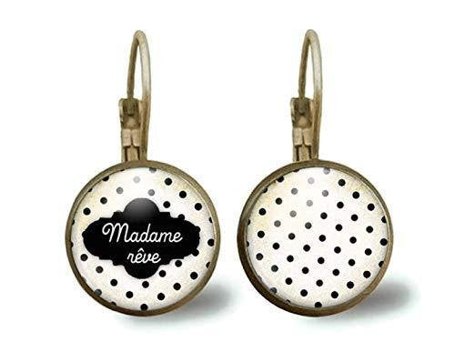 boucles d'oreilles cabochon 