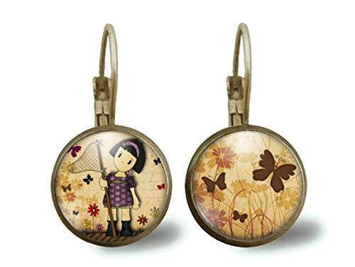 boucles d'oreilles cabochon 