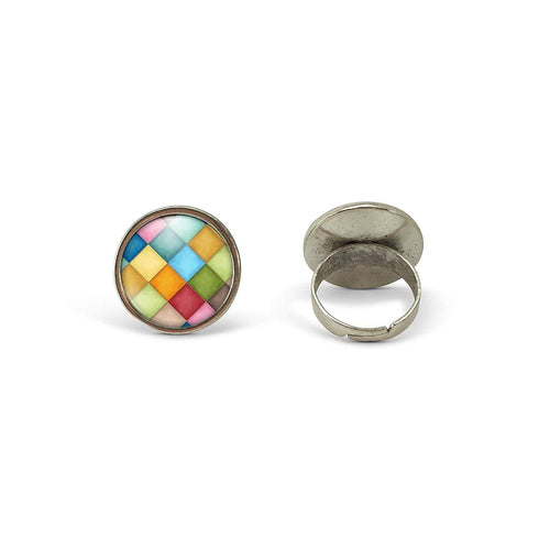 Bague Cabochon - Diamant 