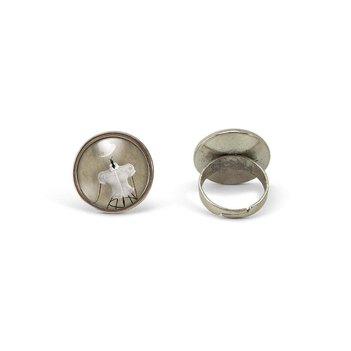 Bague Cabochon, Ciseaux, Mannequin 