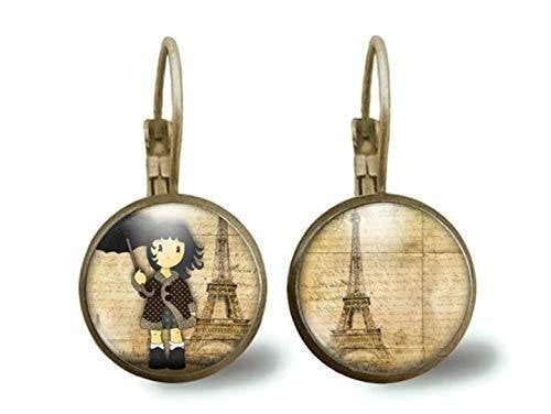 boucles d'oreilles cabochon 