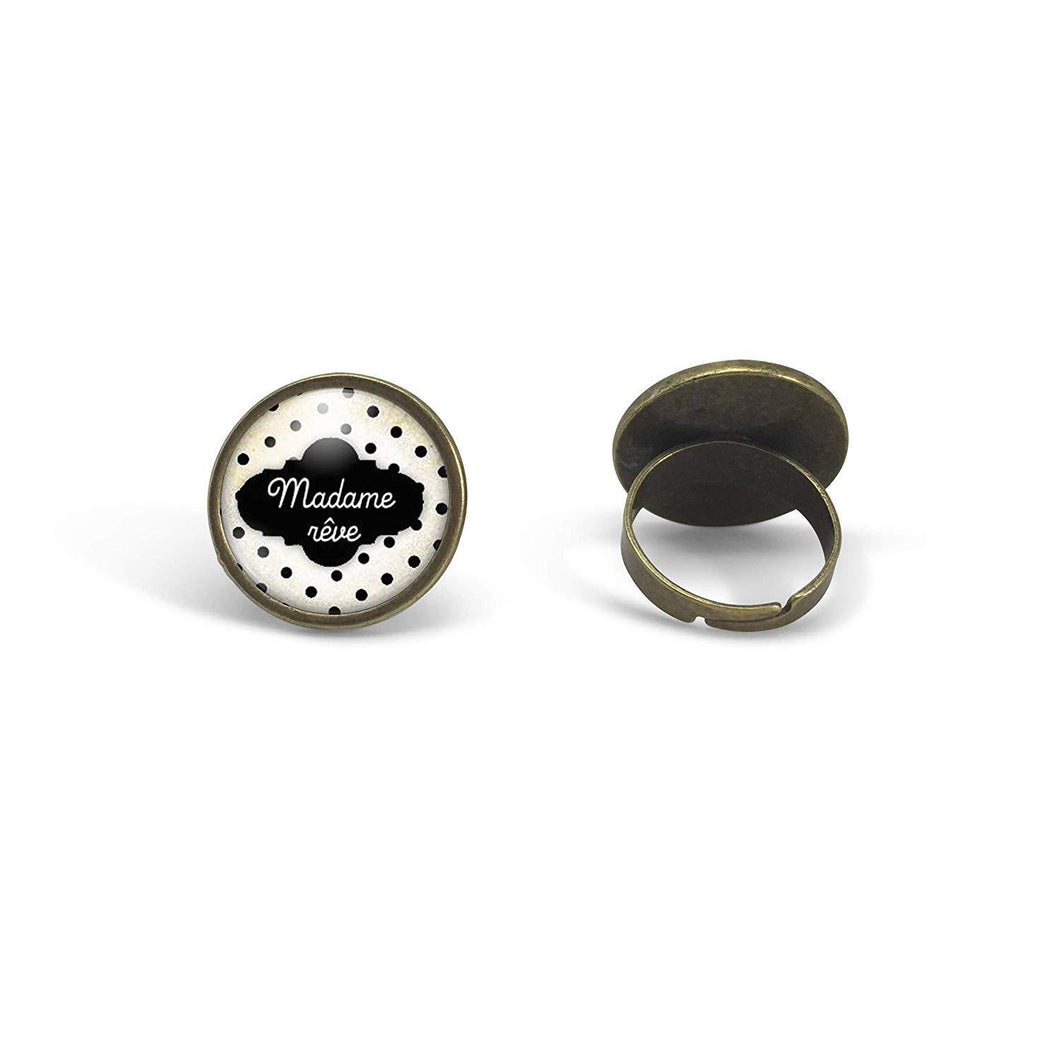 Bague Cabochon, Nuage, Rêve 