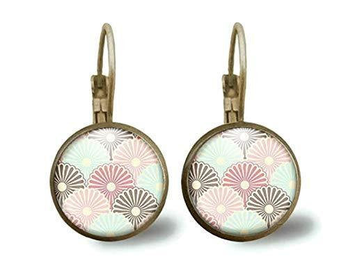 boucles d'oreilles cabochon 