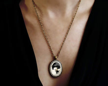 Charger l&#39;image dans la galerie, Collier Cabochon Femme &quot;Haute Couture&quot;,  bronze (ref.10)