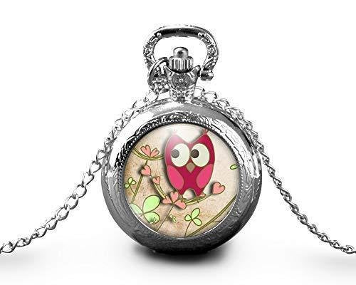 Montre gousset chouette 