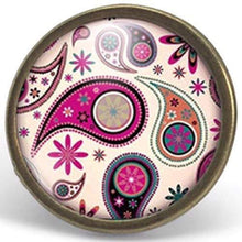 Charger l&#39;image dans la galerie, Bague cabochon &quot;paisley&quot;, bronze (ref.88)